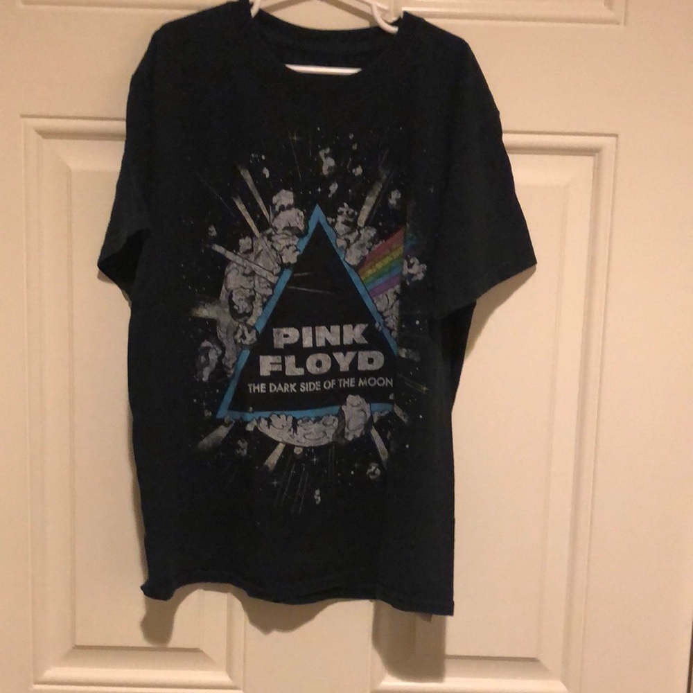 Pink Floyd Black Logo short sleeve big boy T-shirt